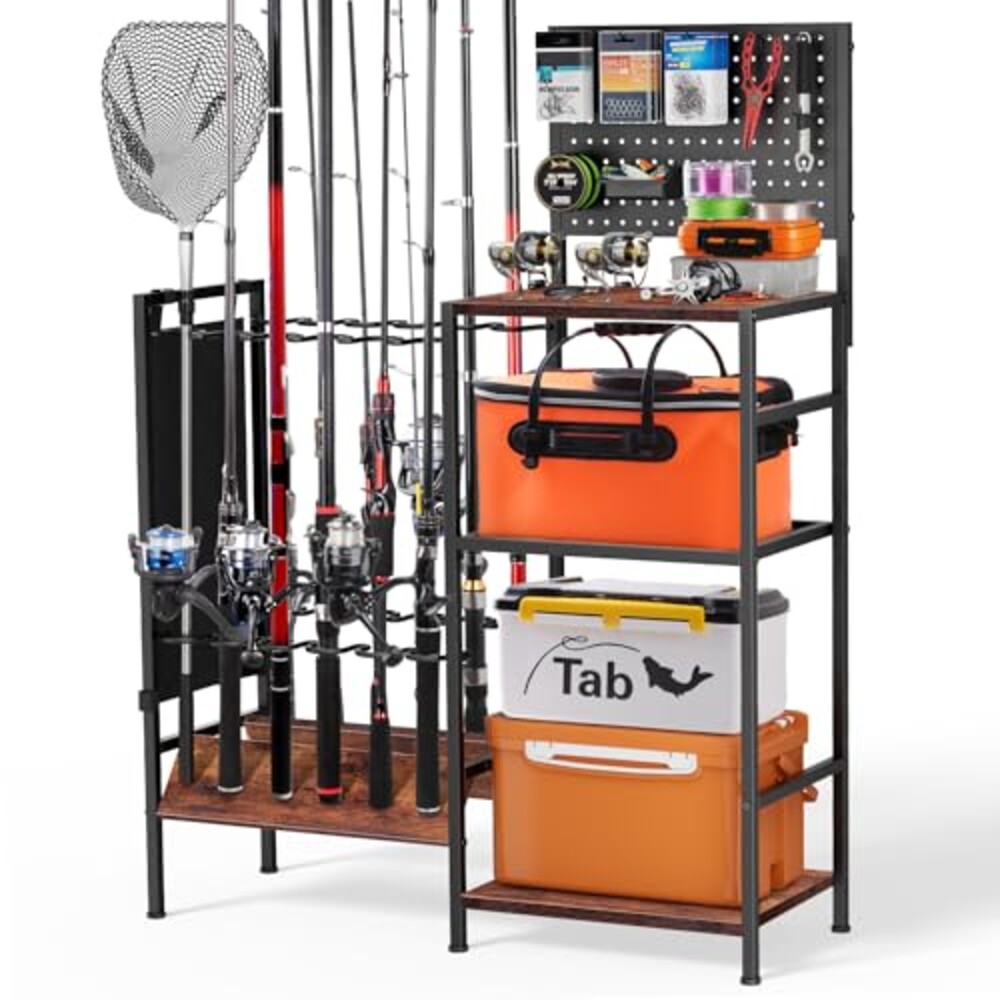 XOOL Fishing Rod Storage Rack for Garage