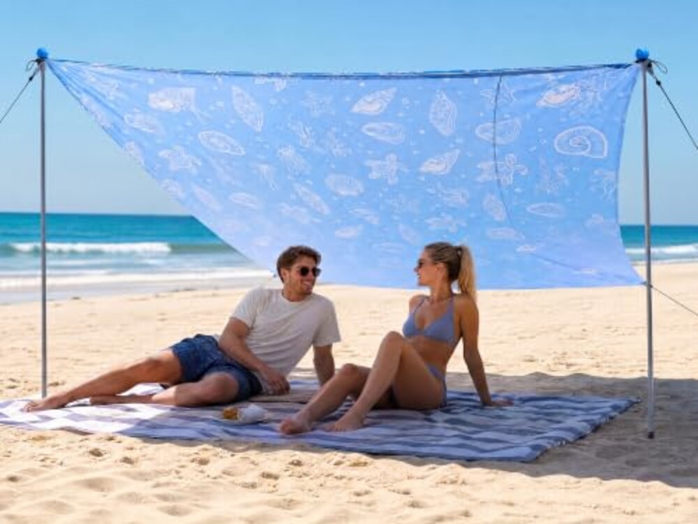 GliCraft Portable Beach Canopy Sun Shelt