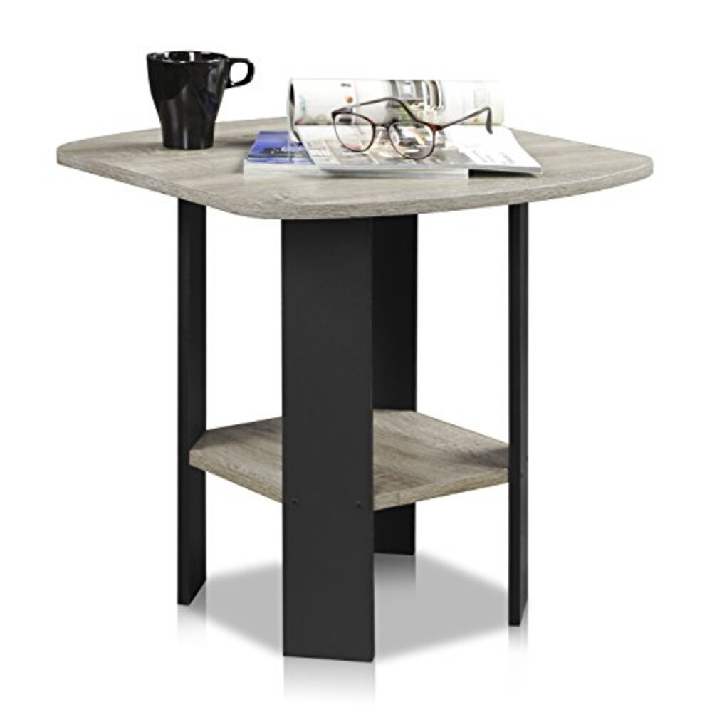 Furinno SIMPLE DESIGN Side Table, 2-Tier