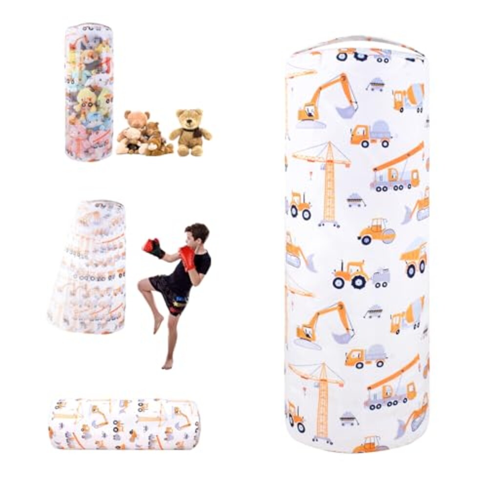 JISEN Stuffed Animal Storage Bean Bag Co