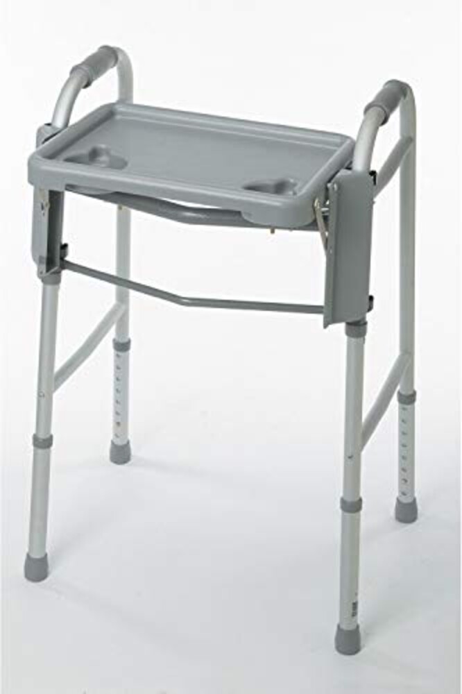 Medline Walker Flip Tray Table with 2 Cu