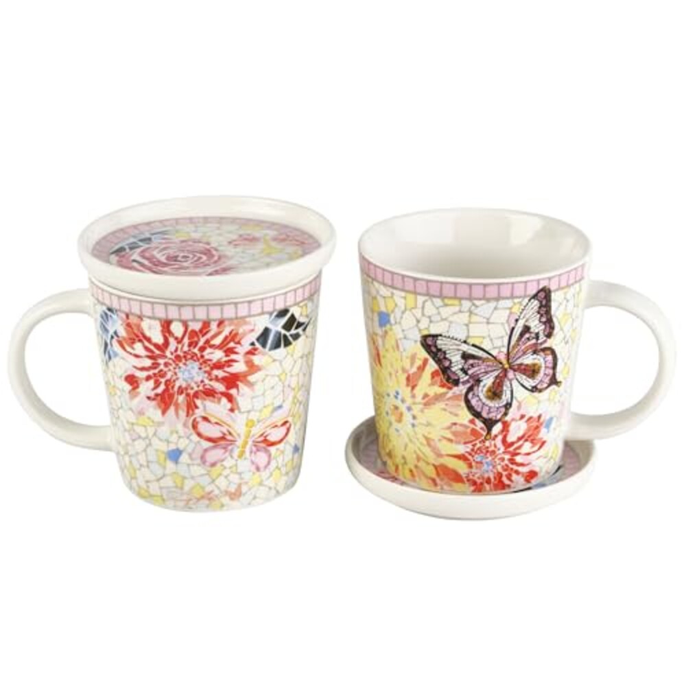 Dolly Parton Mosaic Set of 2 Mugs with L