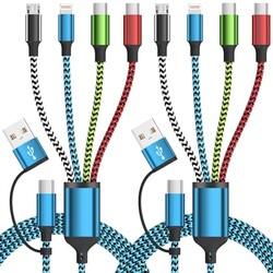 4 in 2 Multi Charging Cable, USBA/C Univ