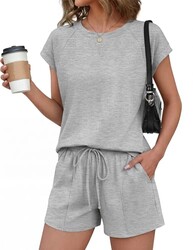 Ekouaer Cotton Pajamas for Women Set 2 P