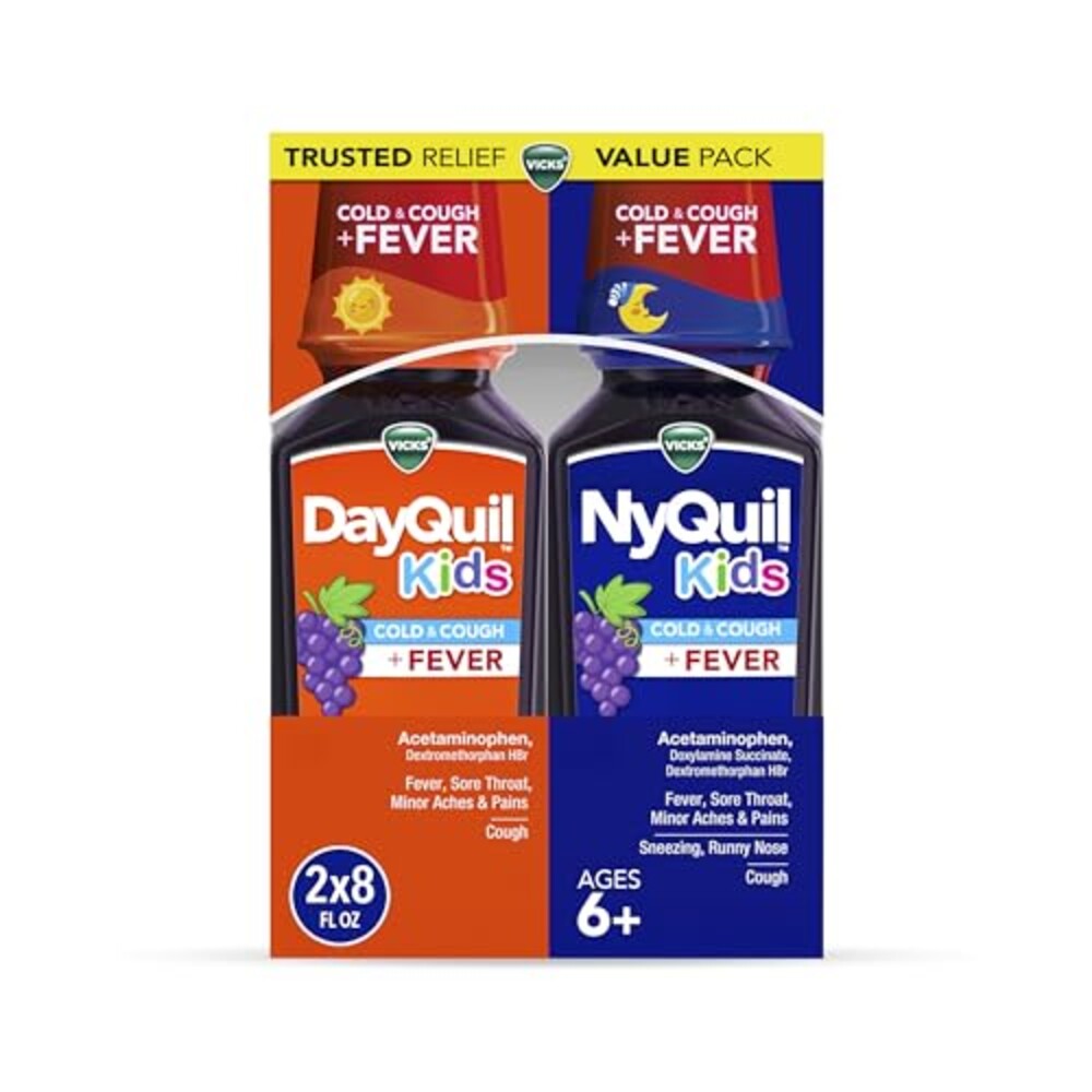 VICKS DayQuil and NyQuil Kids Grape Cold
