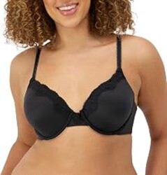 Maidenform Women's Padded Underwire Bra, Full Coverage T-Shirt Bras for Women, Convertible, Seamless (Plus