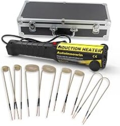 Autoinnowin Mini Induction Heater Kit - Handheld for Removing Rusted Bolts | 1200W 110V One-Click Operation 8-Coil Magnetic Induction Heating Tool for Automotive Hobbyists Home Garage DIY Mechanics