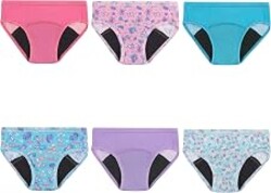 Hanes Toddler Girls' Potty Trainer Brief, Moisture-Wicking Panty, Odor Protection Potty Trainer Underwear, 6-Pack