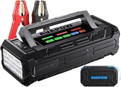 AVAPOW TJ68 10000A Battery Jumper Starter Portable with 4" HD Display | PD 65W Dual-Way Fast Charging, 12V Jump Box, For ALL Gas Engines, For Up to All Diesel Engines