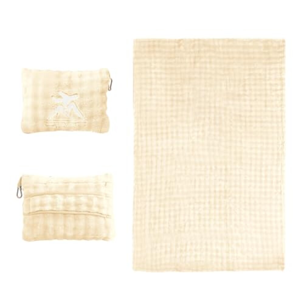 ZJRUIXI Travel Blanket and Pillow-2-in-1