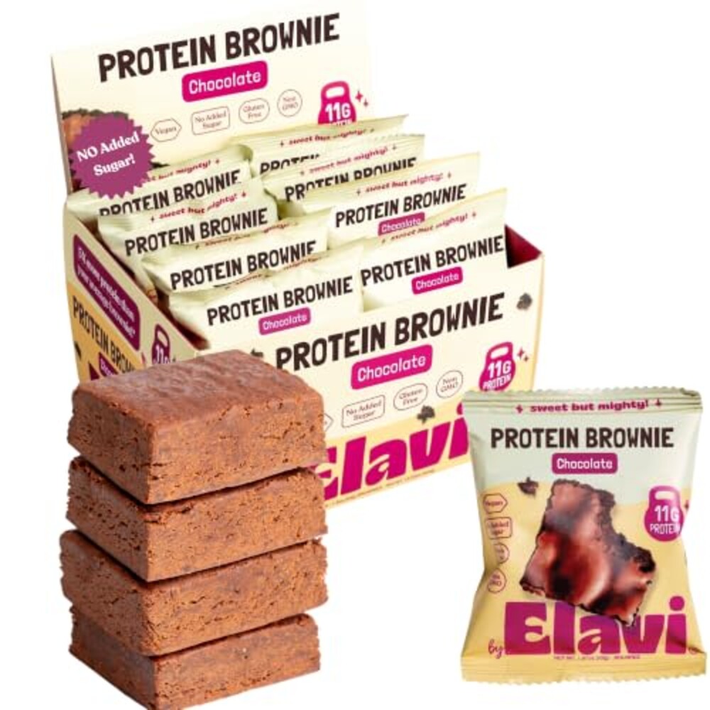 Elavi Chocolate Fudge Protein Brownies -