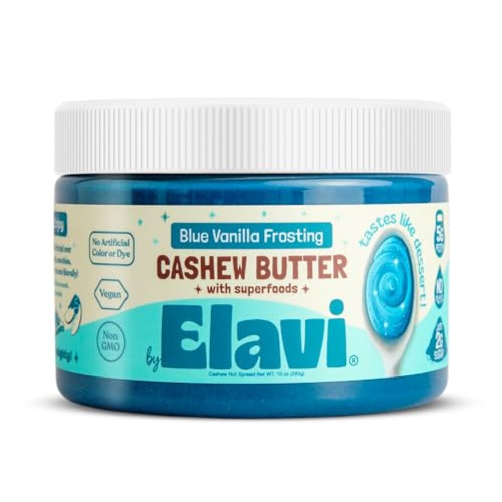 Elavi Cashew Butter - Blue Vanilla, 10oz