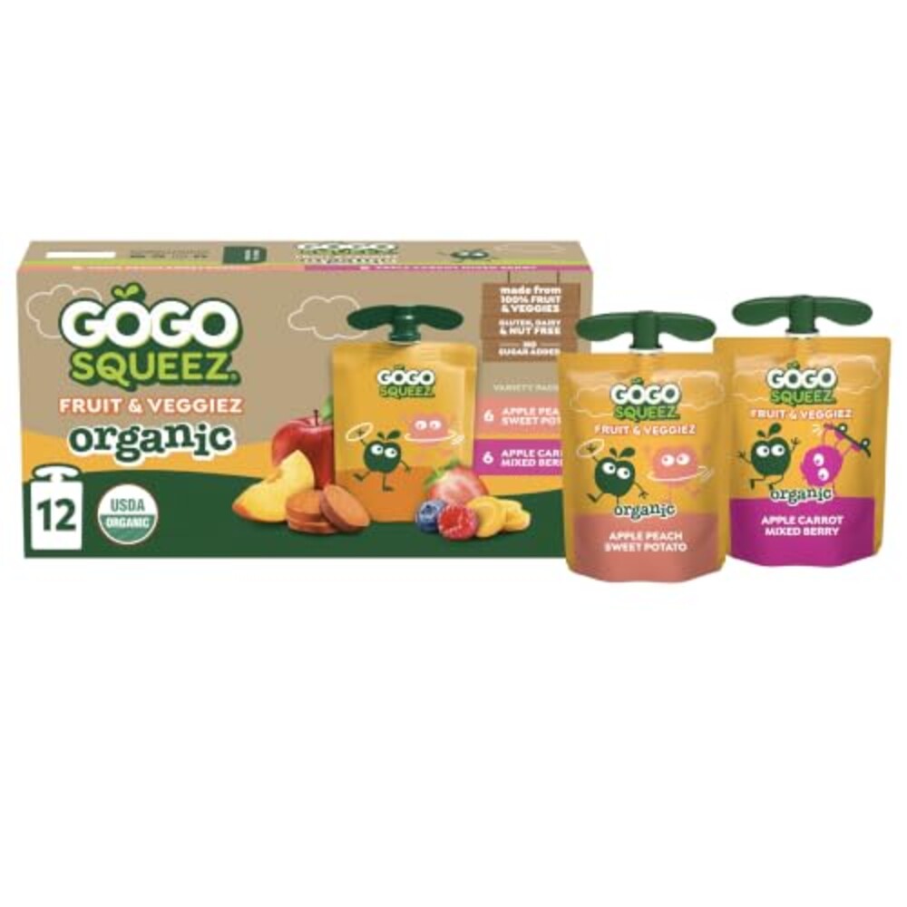 GoGo squeeZ No Sugar Added Organic Fruit