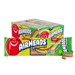 Airheads Xtremes Belts Candy, Rainbow Be