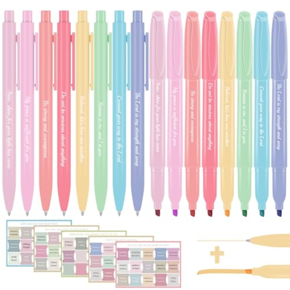 7-ackz Bible Highlighters Assorted Color
