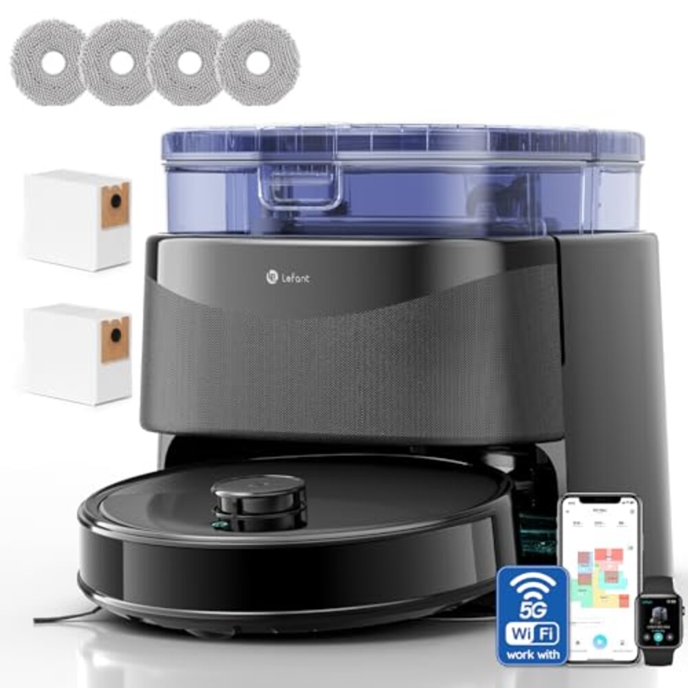 Lefant Robot Vacuum and Mop, 23,000Pa Su