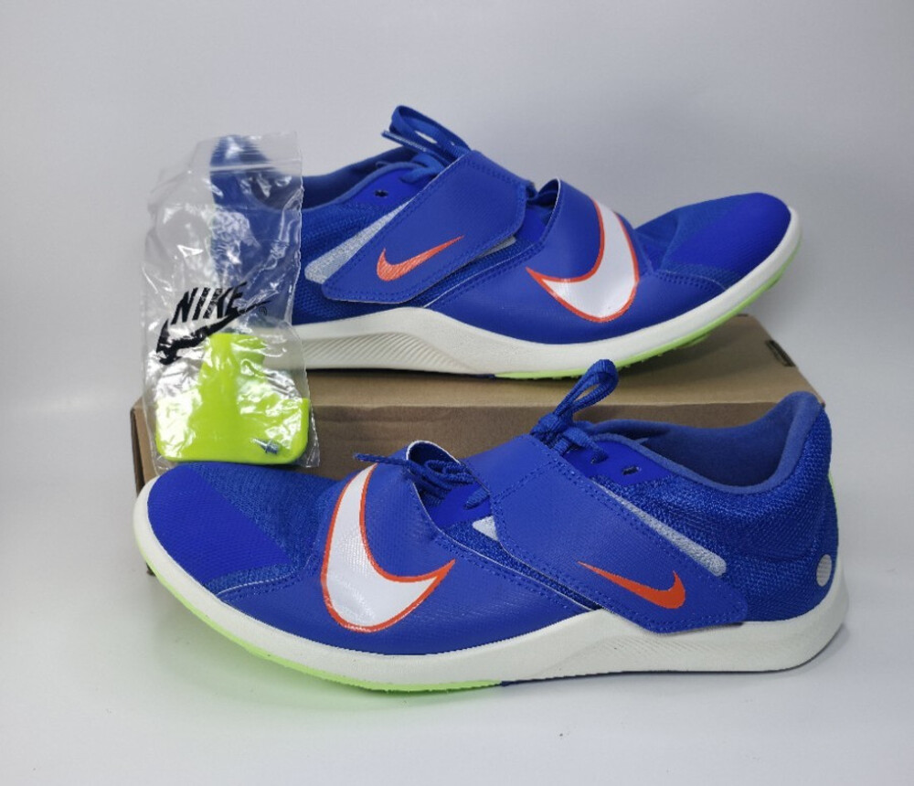 Nike Zoom Rival Jump Track & Field Spikes Blue Orange DR2756-400 Men’s Sz 9