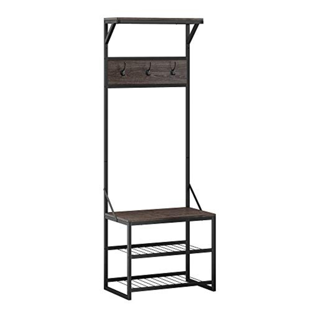 RiverRidge Afton Hall Tree, Black Metal