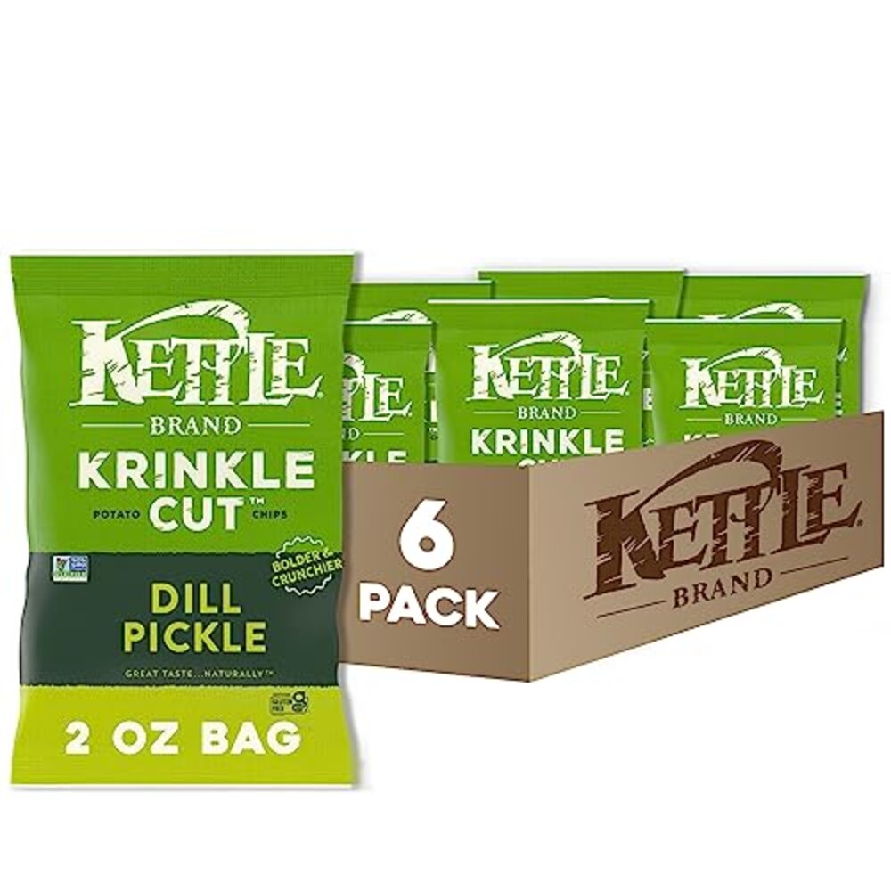 Kettle Brand Krinkle Cut Dill Pickle Pot