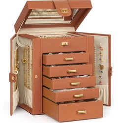 AKOZLIN 6-Tier Jewelry Box Organizer 5 D