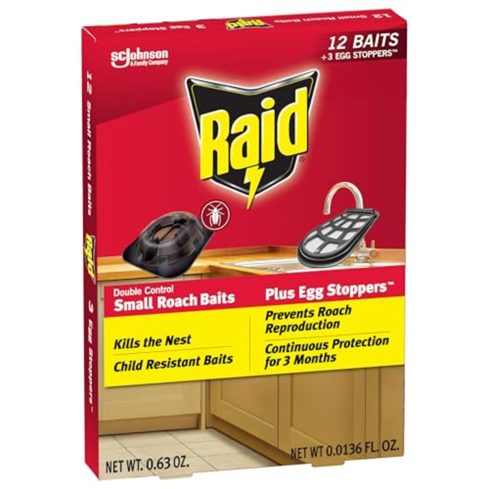 Raid Double Control Small Roach Baits, P