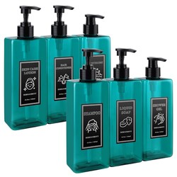 DEROANBOTTA Shower Gel Dispenser Set, Re