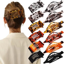 Velscrun Flat Hair Clips for Women Girls
