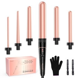 Long Barrel Curling Iron Wand Set, BESTO