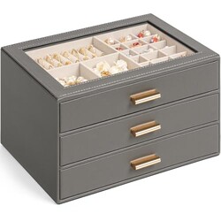 AKOZLIN Jewelry Box Organizer with Clear