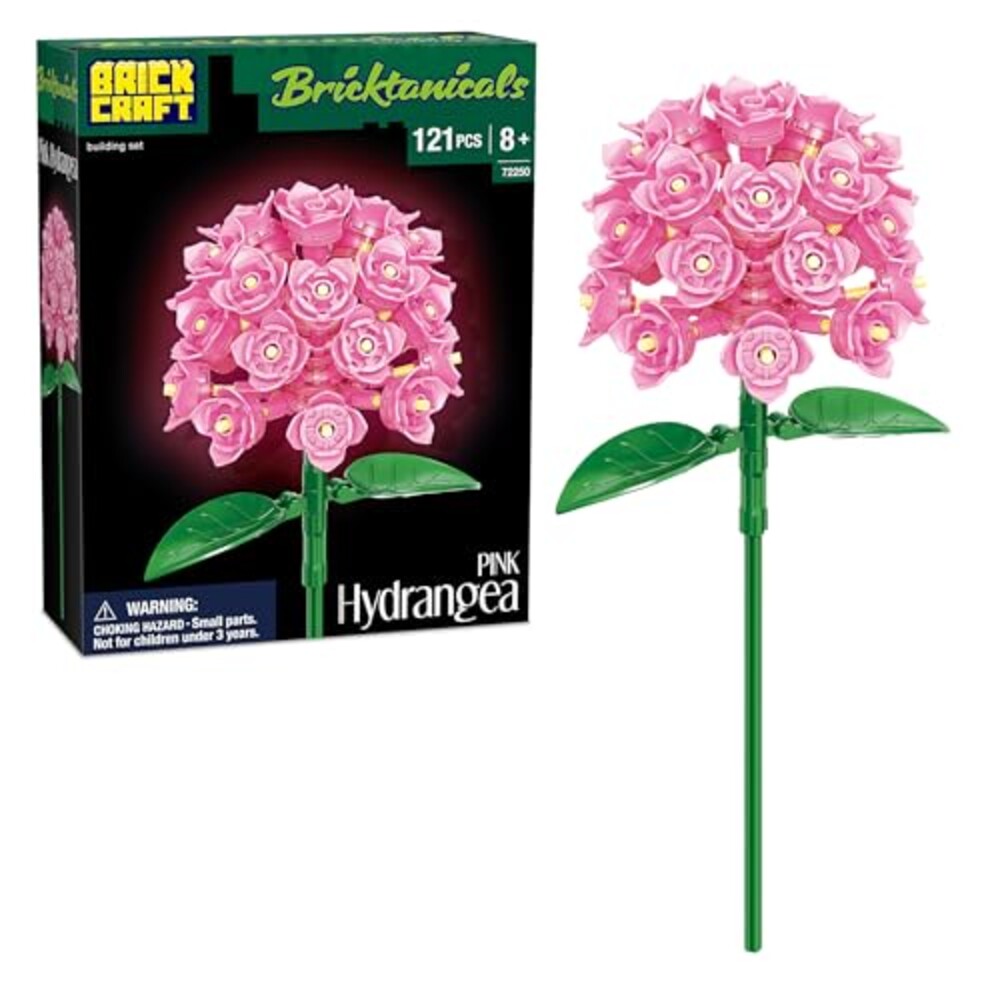 Brickcraft Botanicals Pink Hydrangea Flo