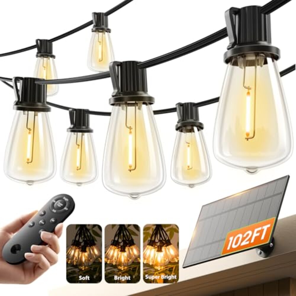 KYY 102FT(96+6) Solar String Lights Outd