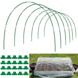 Garden Hoops Grow Tunnel, 6 Sets 8ft Rus