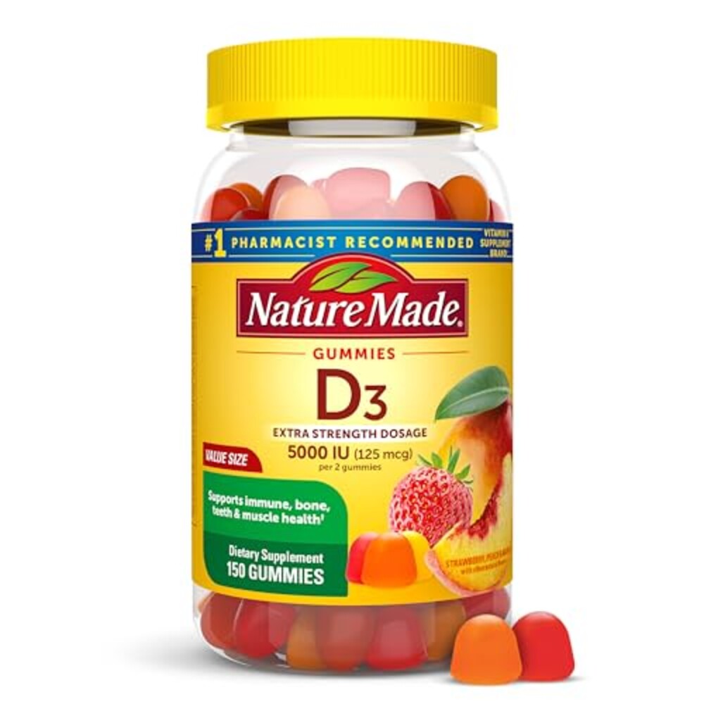 Nature Made Vitamin D3 5000 IU per Servi