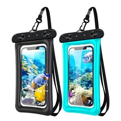 2 Pack Waterproof Floating Phone Pouch I