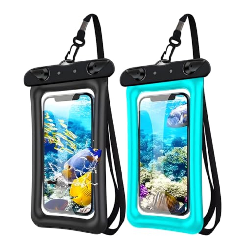 2 Pack Waterproof Floating Phone Pouch I