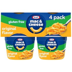Kraft Gluten Free Mac and Cheese, 4 Micr