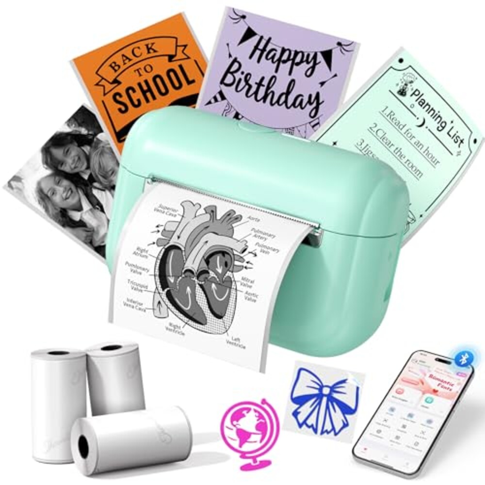 Memoking Mini Sticker Printer Portable I