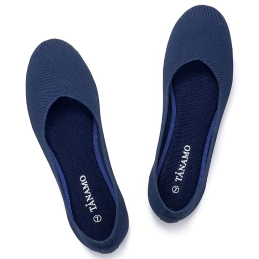 Tanamo Women's Flat Ballet Shoes Knit Fl