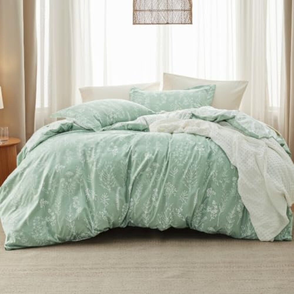 Bedsure Floral Comforter Set Cute Beddin