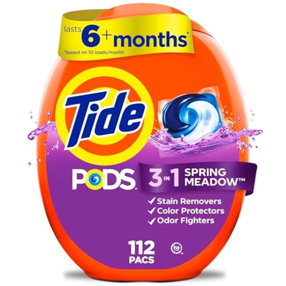 Tide PODS laundry detergent pacs, 3-in-1