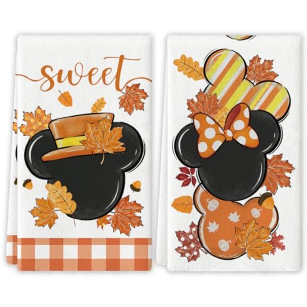 Yarcooly Fall Kitchen Towels 18×26 Inch