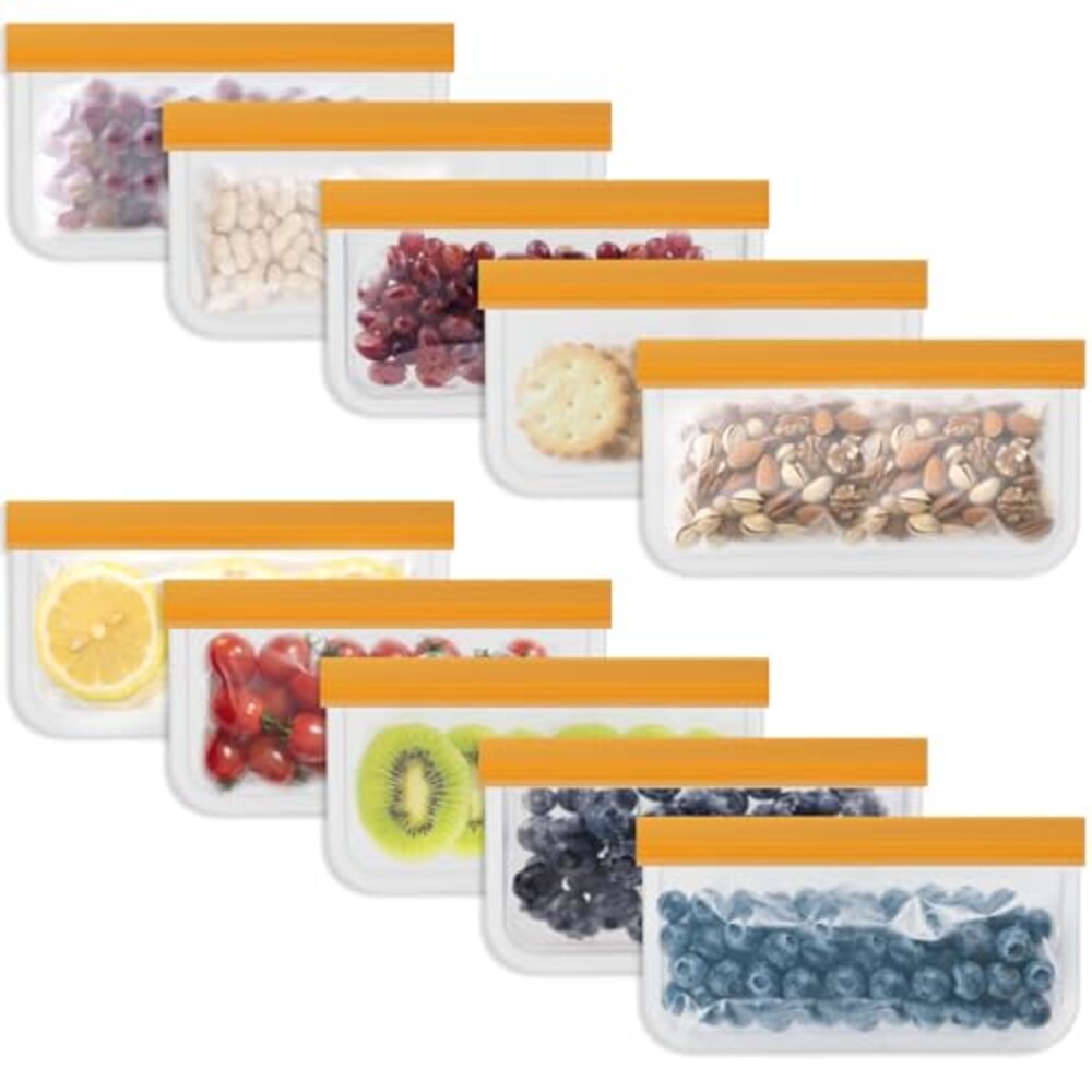 JSVSLTD Reusable Food Storage Bags - 10