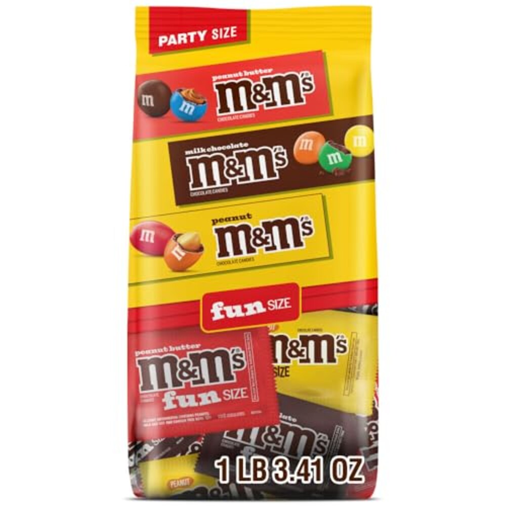 M&M'S Peanut & Peanut Butter Fun Size Ca