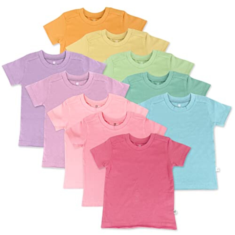 HonestBaby 10-Pack Short Sleeve T-shirts