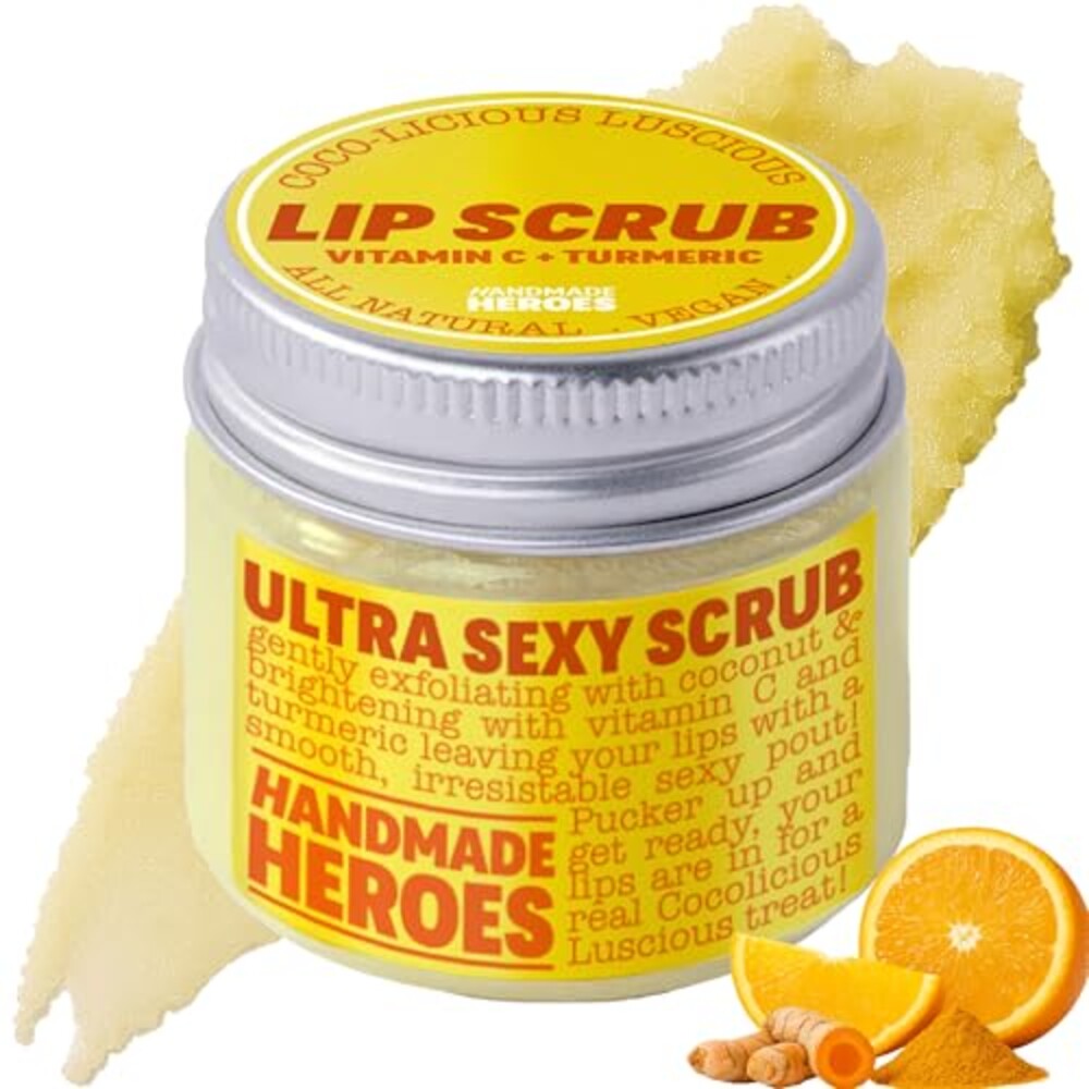 Handmade Heroes Turmeric Lip Scrub with