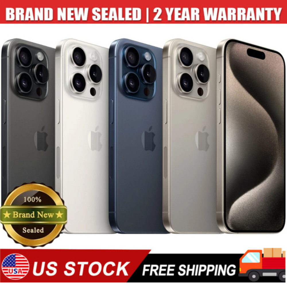 New Sealed Apple iPhone 15 Pro Max 512-256GB 6.7“Factory Unlocked All Carrier US