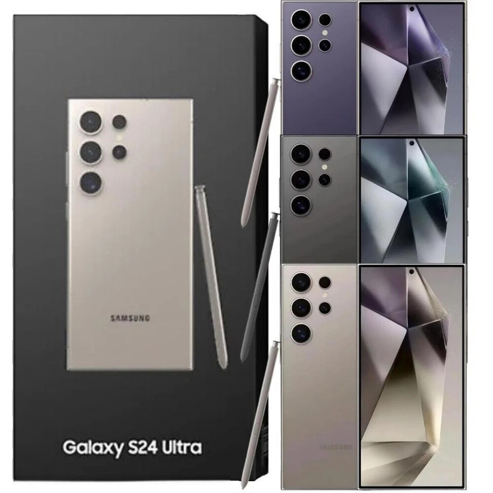 New Sealed Samsung Galaxy S24 Ultra 256GB/512GB Factory Unlocked Verizon AT&T US