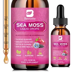 B BEWORTHS Sea Moss Liquid Drops with Bl