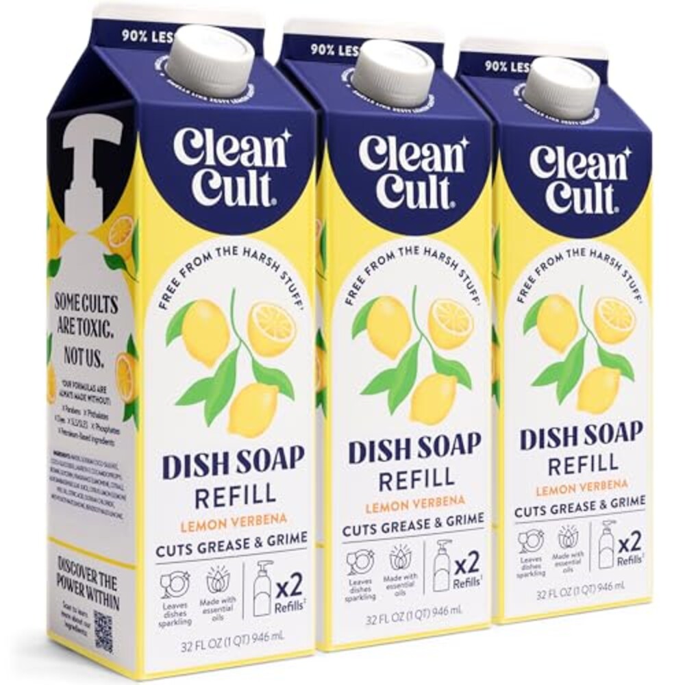 Cleancult Dish Soap Liquid Refills - Pla
