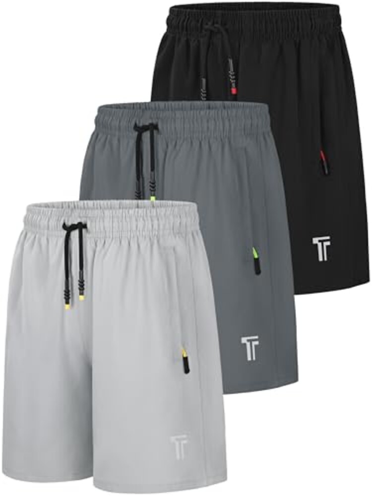 Tuliara 3 Pack Boys Shorts with Zipper P